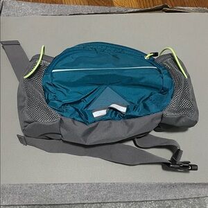 High Sierra Teal and Gray Belt Bag